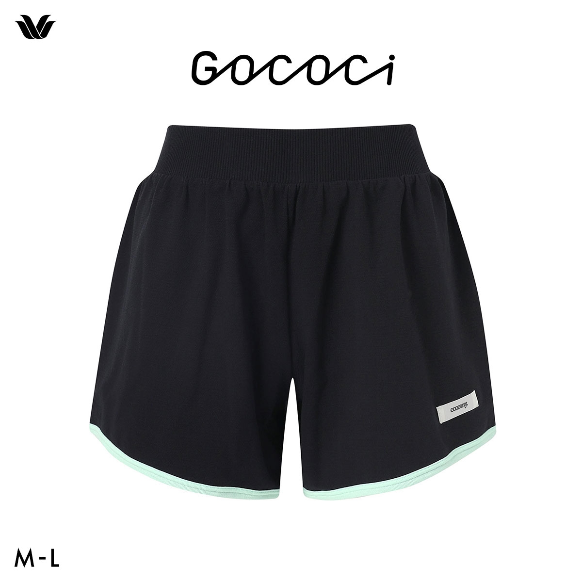 ワコール ゴコチ cooomy. クーミー インナー ボトムス 1分丈 WGG333 ML Wacoal GOCOCi(BK-ブラック-M)