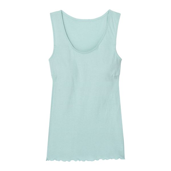 ワコール Wacoal スイミンカガク 睡眠科学 ねはだ着 タンクトップ インナー カップ付き ML 綿100％