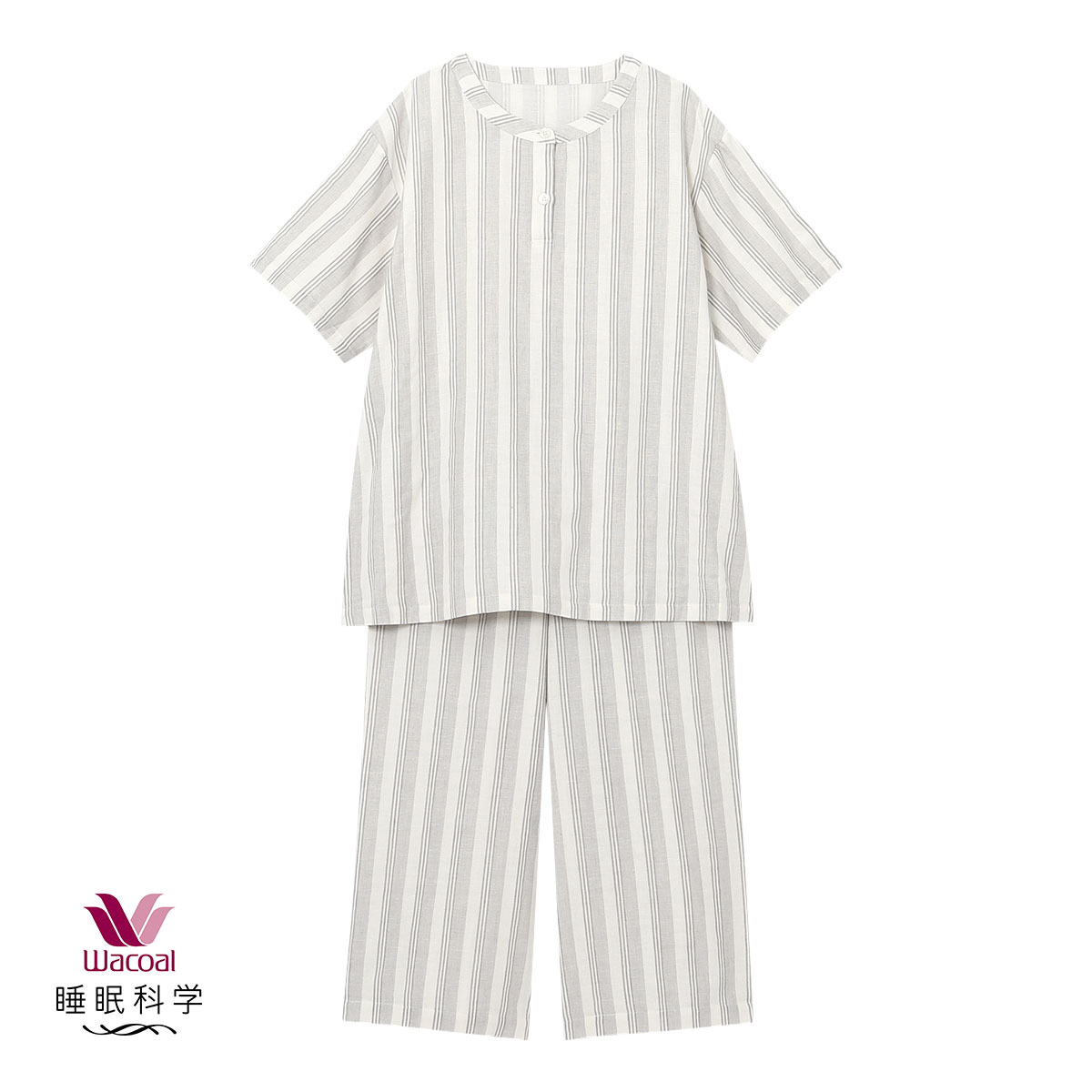 【新品未使用 Wacoal】睡眠科学　長袖・足首丈　Mサイズ 楽天市場】ワコール Wacoal 睡眠科学 綿100％パジャマ 日本製