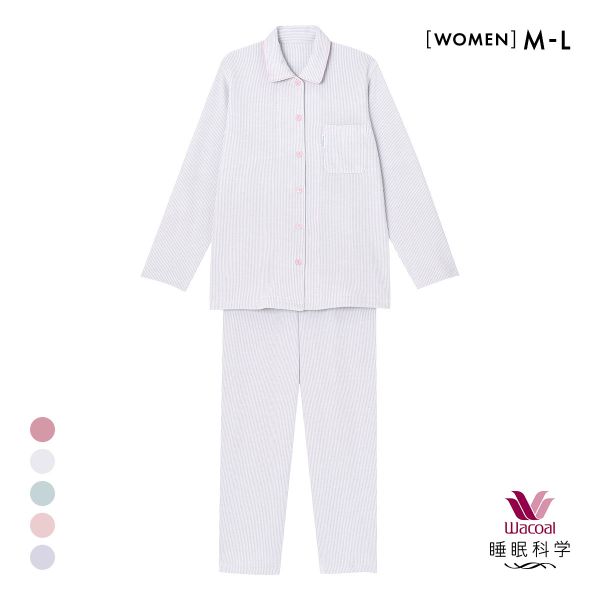 ワコール Wacoal スイミンカガク 睡眠科学 ふわごころ パジャマ 上下セット ラムコ 綿100 ルームウェア