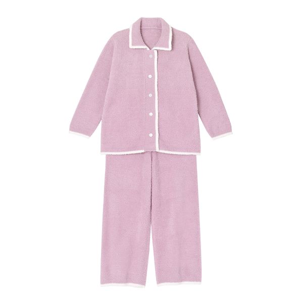 ワコール Wacoal 睡眠科学 レディース シャツパジャマ 上下セット ふんわり あったか 長袖 ML