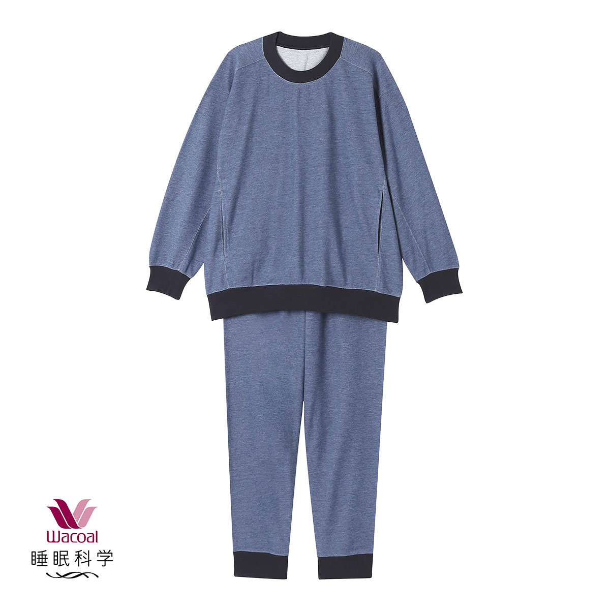 WACOAL 睡眠化学　パジャマ　Ｌ ワコール Wacoal 睡眠科学 レディース 綿100％ シャツパジャマ