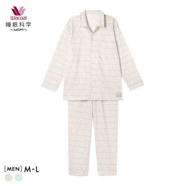 10%OFF ワコール 睡眠科学 メンズ シャツパジャマ 長袖 上下セット あったか SOU・SOU柄 Wacoal 10%OFF ワコール 睡眠科学 メンズ シャツパジャマ 長袖 上下セット あったか SOU・SOU柄 Wacoal