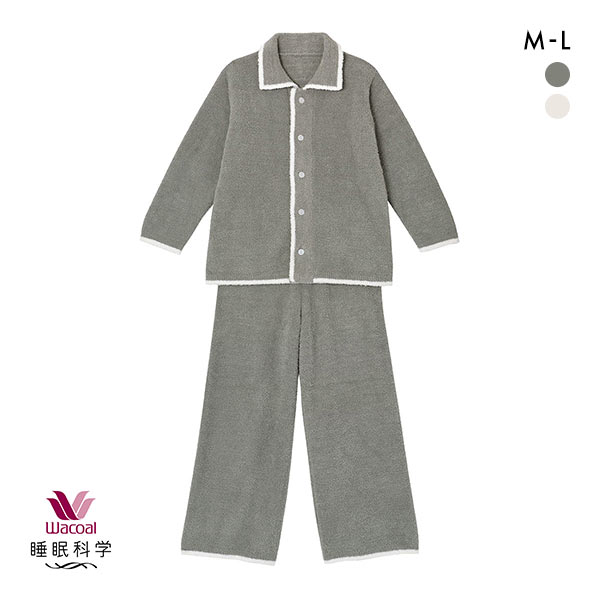 20%OFF ワコール Wacoal 睡眠科学 メンズ シャツパジャマ 上下セット ふんわり あったか 長袖 ML 20%OFF ワコール Wacoal 睡眠科学 メンズ シャツパジャマ 上下セット ふんわり あったか 長袖 ML