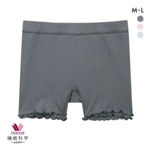 ワコール 睡眠科学 ねはだ着 ショーツ ボーイレングス ボトムス インナー ルームウェア ML 綿100％ Wacoal