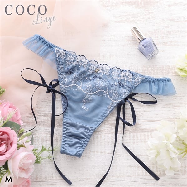 ココランジェ メリーガーデン Tバック ショーツ サイドリボン ストリング COCO Linge