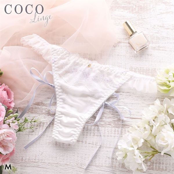 ココランジェ メリーガーデン Tバック ショーツ サイドリボン ストリング COCO Linge