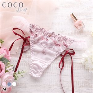 ココランジェ メリーガーデン Tバック ショーツ サイドリボン ストリング COCO Linge