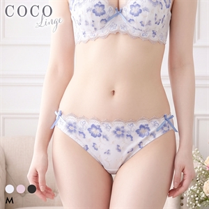 ココランジェ エレガントフルールレース Tバック ショーツ COCO Linge
