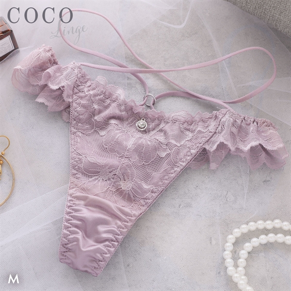 ココランジェ シアーヴェールレース Tバック ショーツ ストリング COCO Linge