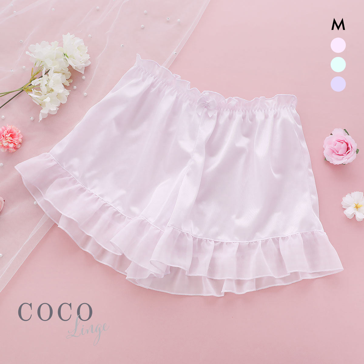 ココランジェ プリティーギンガムチェック タップパンツ インナー ランジェリー COCO Linge
