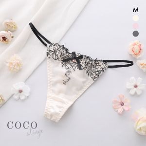 ココランジェ ピオニーフルール Tバック ショーツ ストリング COCO Linge