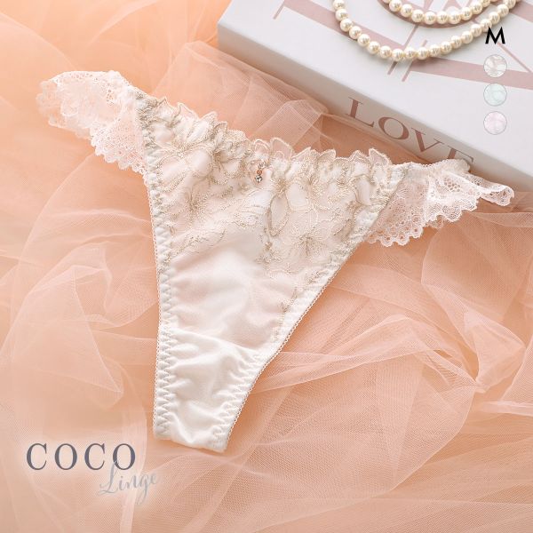 【メール便(3)】 ココランジェ リバティーシャインフラワー Tバック ショーツ COCO Linge 【メール便(3)】 ココランジェ リバティーシャインフラワー Tバック ショーツ COCO Linge