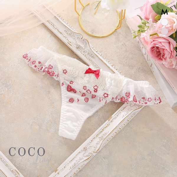 【メール便(3)】 ココランジェ スウィートストロベリー ショーツ Tバック COCO Linge 【メール便(3)】 ココランジェ スウィートストロベリー ショーツ Tバック COCO Linge