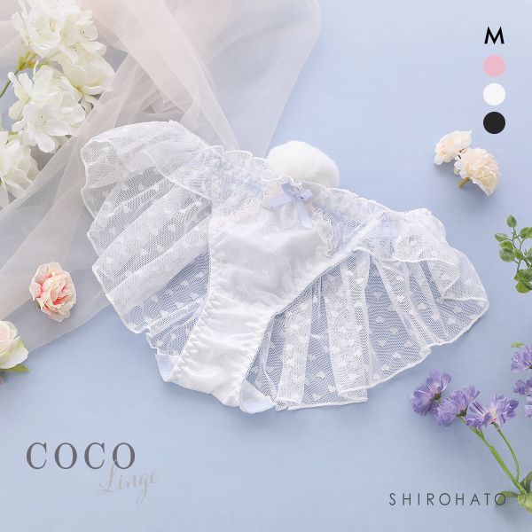 ココランジェ プリティバニーガール ショーツ フレアショーツ 総レース バックレース COCO Linge