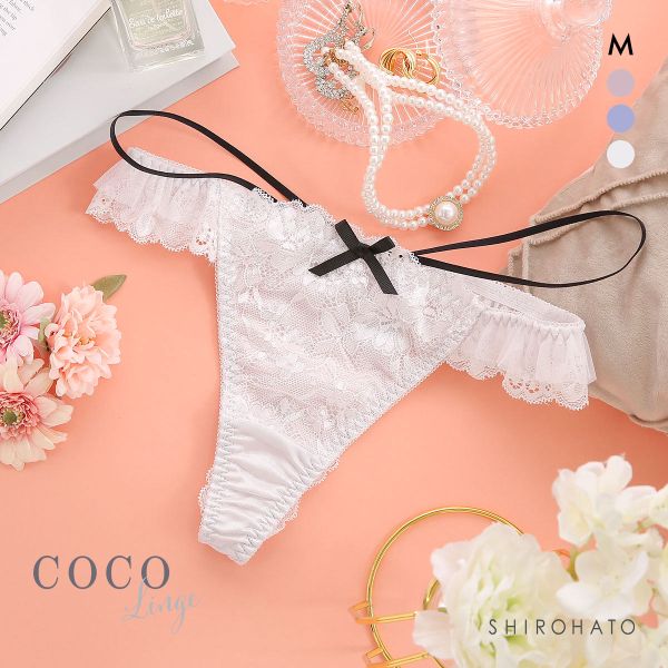 ココランジェ コケティッシュコード ショーツ Tバック バックレース COCO Linge