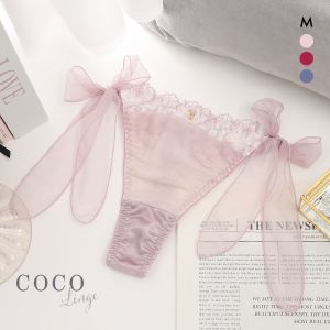 ココランジェ マルチブルーム Tバック ショーツ サイドリボン COCO Linge
