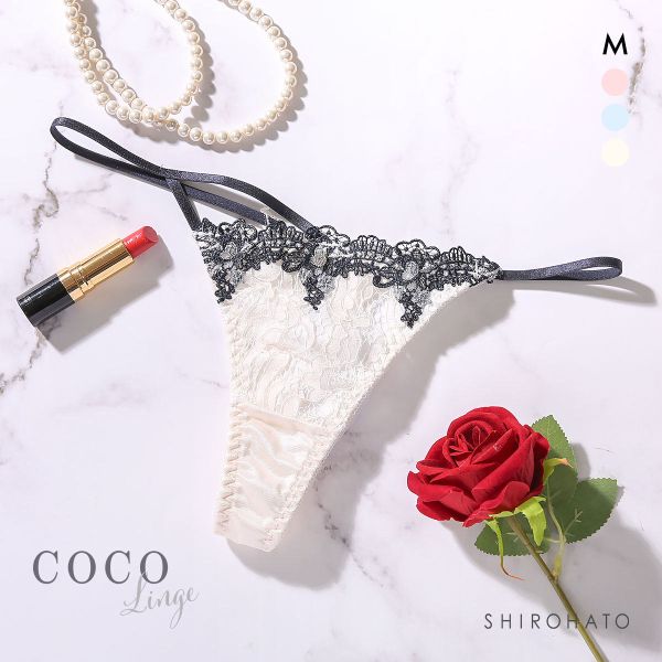 ココランジェ エレガントジュエル Tバック ショーツ ストリング COCO Linge