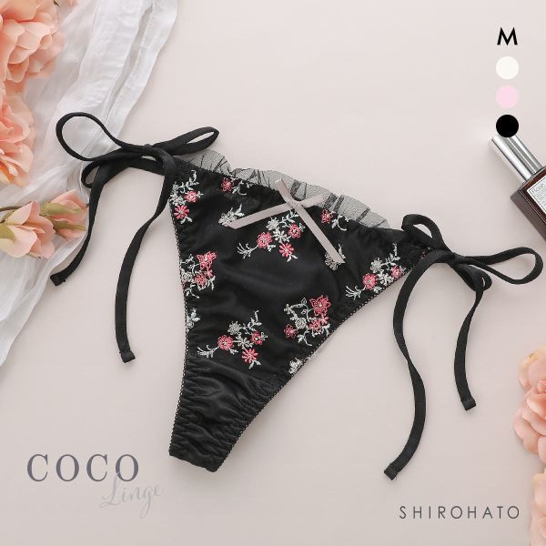 ココランジェ プチフラワーメロー Tバック ショーツ COCO Linge