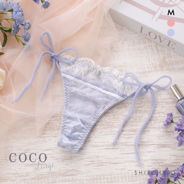 ココランジェ グラマラスミニョンヌ Tバック バックレース サイドリボン COCO Linge