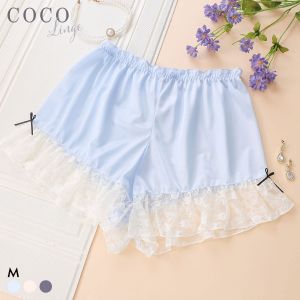 ココランジェ シアーシャーリングリボン タップパンツ COCO Linge