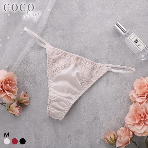 ココランジェ シャイニースムース Tバック ショーツ ストリング COCO Linge