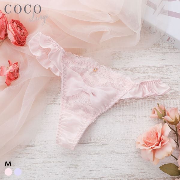 ココランジェ スパークルリボン Tバック ショーツ COCO Linge