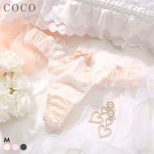 ココランジェ ガーリーギンガムチェック ショーツ Tバック 単品 M COCO Linge