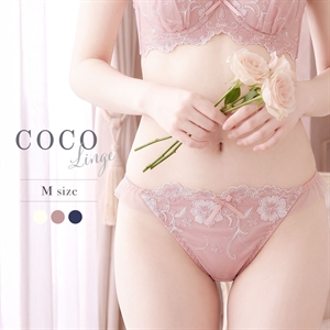 ココランジェ ミルキィガーデンアーチ Tバック ショーツ COCO Linge