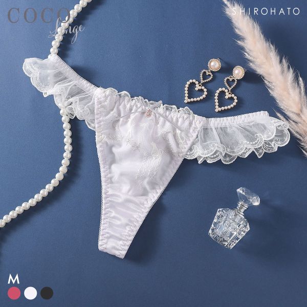 ココランジェ トゥインクルキャットシアーロマンティック ショーツ Tバック COCO Linge