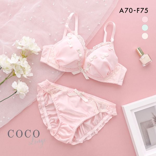 30%OFF ココランジェ プティリボン ブラジャー ショーツ セット COCO Linge 30%OFF ココランジェ プティリボン ブラジャー ショーツ セット COCO Linge