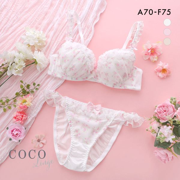 20%OFF ココランジェ ドーリーローズ ブラジャー ショーツ セット レース COCO Linge 20%OFF ココランジェ ドーリーローズ ブラジャー ショーツ セット レース COCO Linge