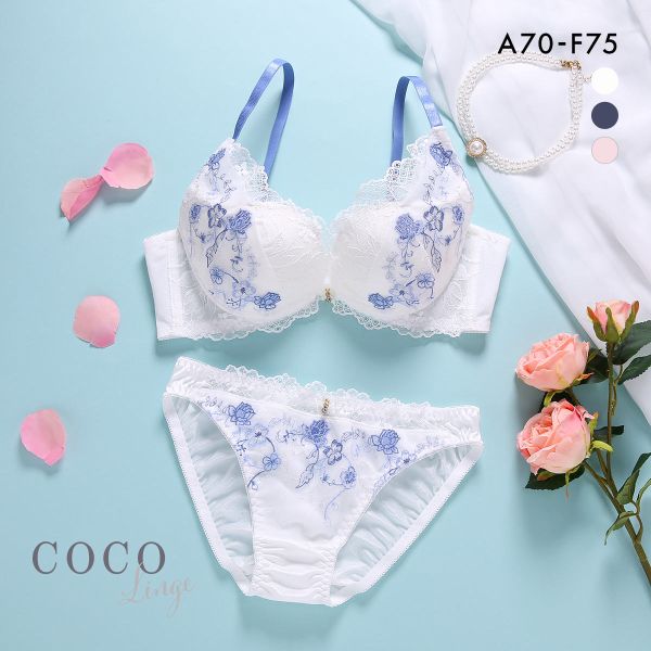 ココランジェ ラフィネフルール ブラジャー ショーツ セット ABCDEF 大きいサイズ 小さいサイズ COCO Linge