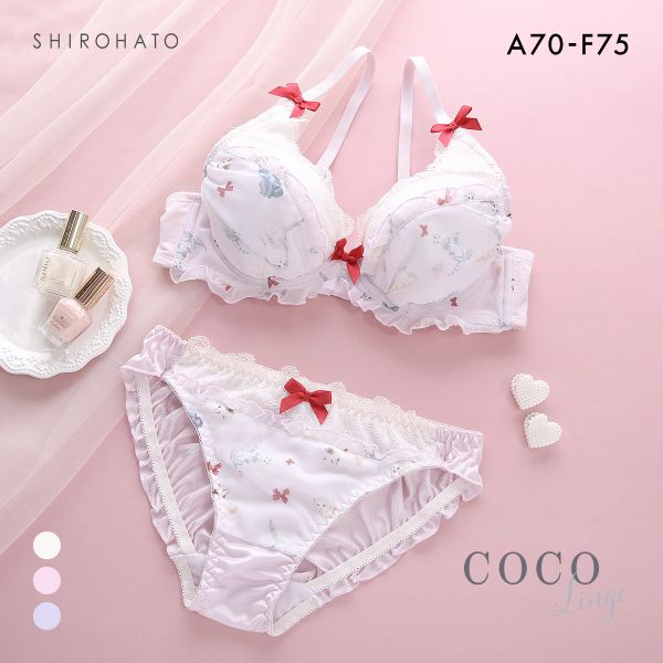 ココランジェ プッチミネット ブラジャー ショーツ セット 大きいサイズ COCO Linge