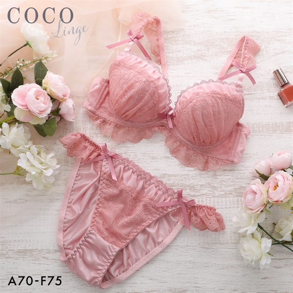 ココランジェ シュクレミニョンヌ ブラジャー ショーツ セット COCO Linge