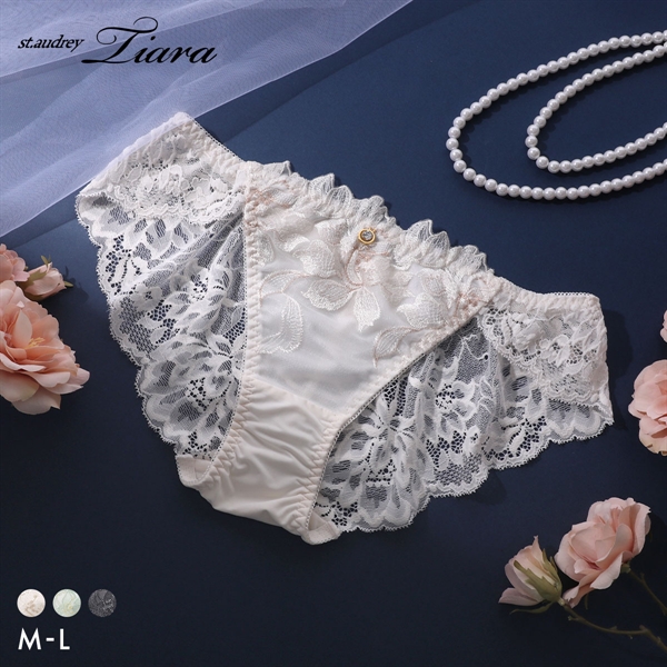 セントオードリー ティアラ ピュアセダクション 総レース バックレース ショーツ 単品 St.Audrey tiara