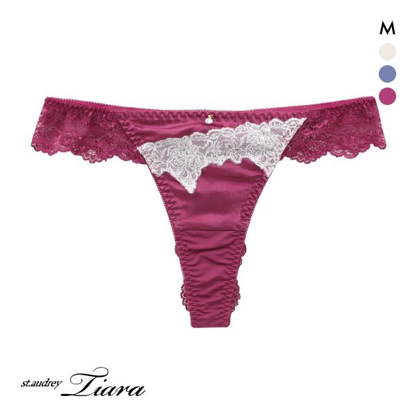 セントオードリー グロリアスジュエリー ショーツ Tバック バックレース St.Audrey tiara