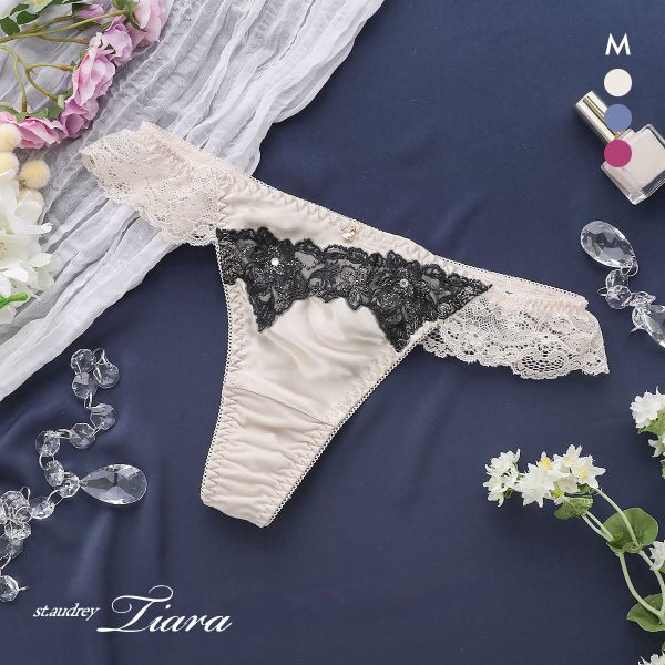 30%OFF【メール便(4)】 セントオードリー グロリアスジュエリー ショーツ Tバック バックレース St.Audrey tiara 30%OFF【メール便(4)】 セントオードリー グロリアスジュエリー ショーツ Tバック バックレース St.Audrey tiara