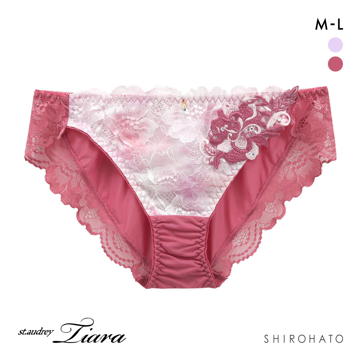 セントオードリーティアラ ドーリーフラワーモチーフ ノーマル ショーツ 単品 St.Audrey tiara(RO-ローズ-M)
