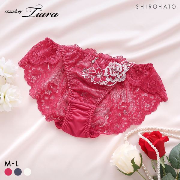 セントオードリー ティアラ シークレットトゥインクルフラワー スタンダード ショーツ 総レース バックレース St.Audrey tiara