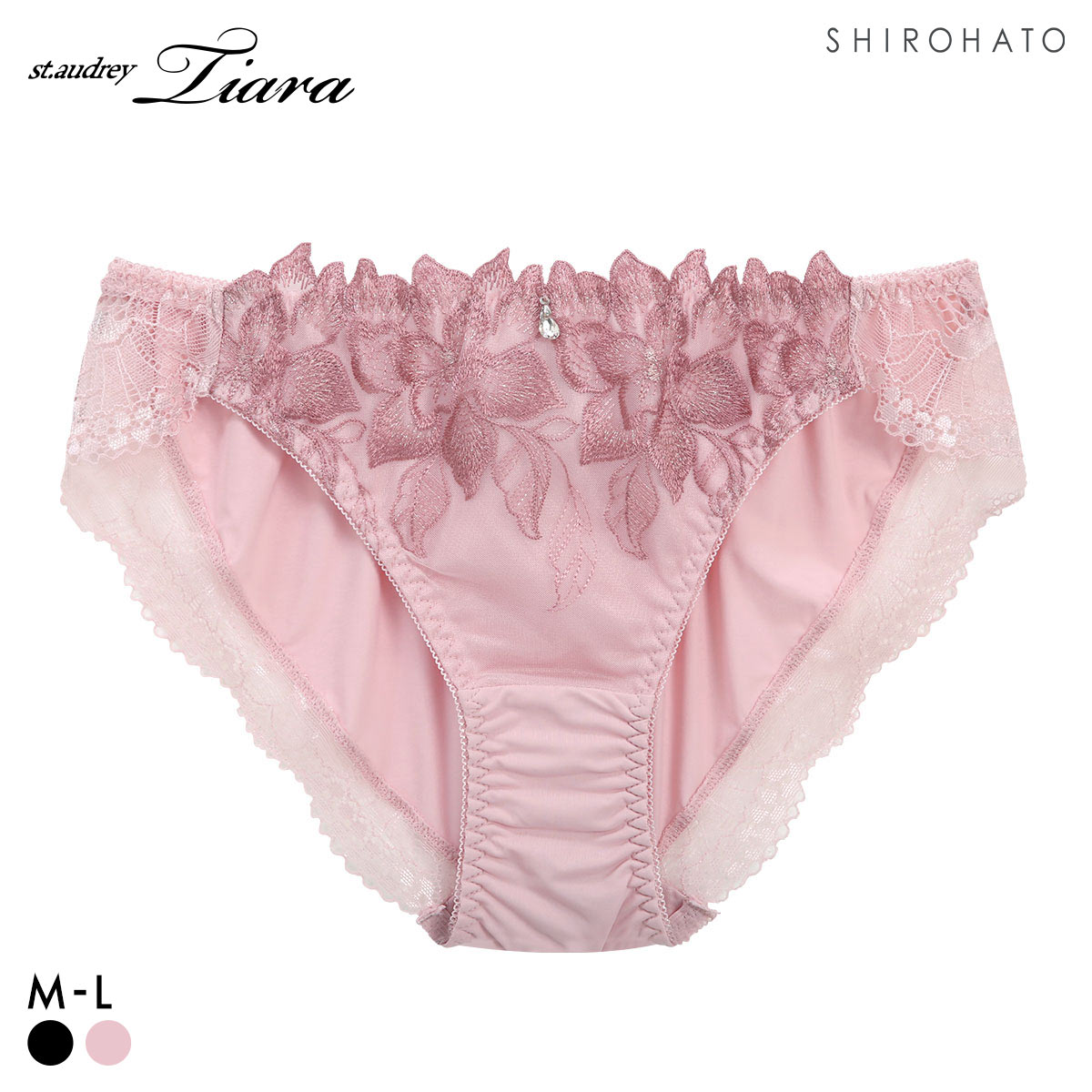 セントオードリー ティアラ レディアントペタル スタンダード ショーツ バックレース St.Audrey tiara(PI-ピンク-M)