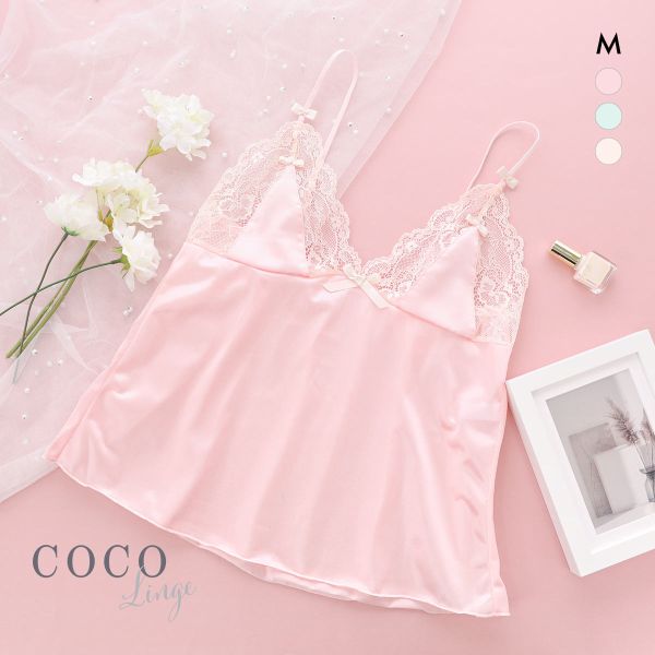 30%OFF【メール便(7)】 ココランジェ プティリボン ランジェリー キャミソール 55cm丈 COCO Linge 30%OFF【メール便(7)】 ココランジェ プティリボン ランジェリー キャミソール 55cm丈 COCO Linge