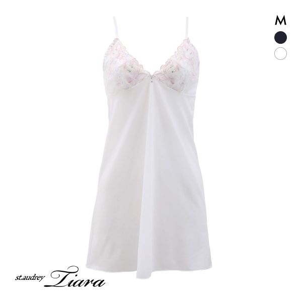 セントオードリー ティアラ ジュエルバタフライ スリップ ロングキャミソール St.Audrey tiara
