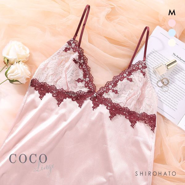 ココランジェ エレガントジュエル スリップ 75cm ランジェリー COCO Linge