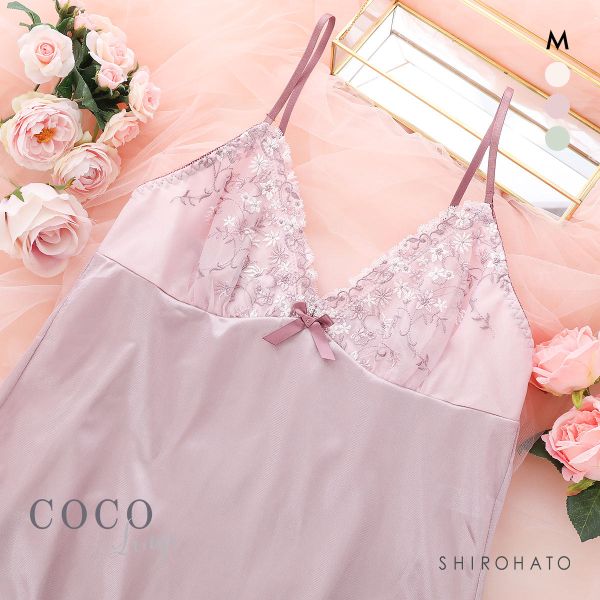 ココランジェ プッチフルールガーデン スリップ 75cm ランジェリー COCO Linge