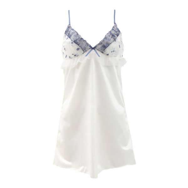 ココランジェ プチフラワーメロー スリップ 75cm ランジェリー COCO Linge(IV-アイボリー-M-75)