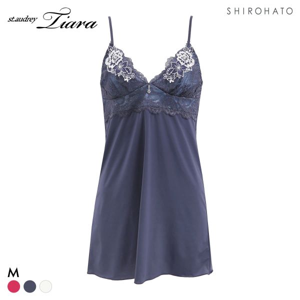 セントオードリー ティアラ シークレットトゥインクルフラワー スリップ ロングキャミソール St.Audrey tiara