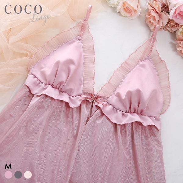 ココランジェ メルティプリーツ ベビードール ランジェリー COCO Linge