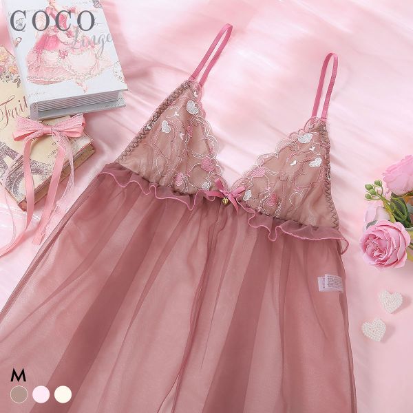 ココランジェ ハートフルメロディー ベビードール ランジェリー COCO Linge