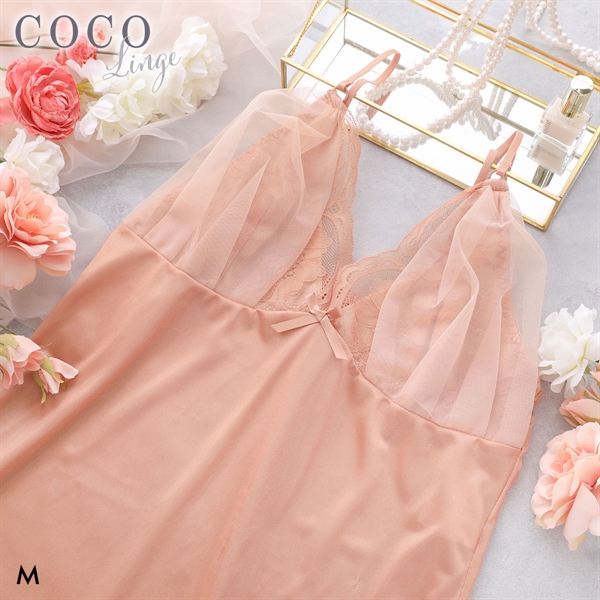 ココランジェ エアリーヴェール  スリップ 75cm ランジェリー COCO Linge